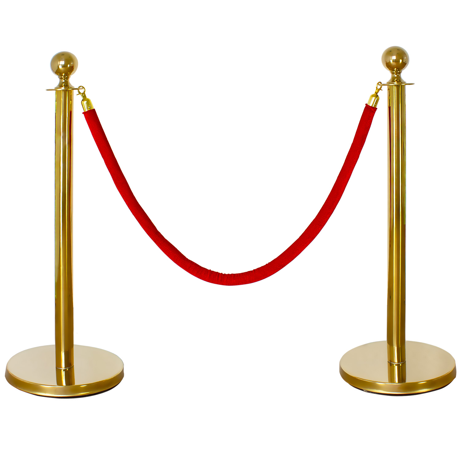 Abgrenzungsständer gold (ohne Kordel)